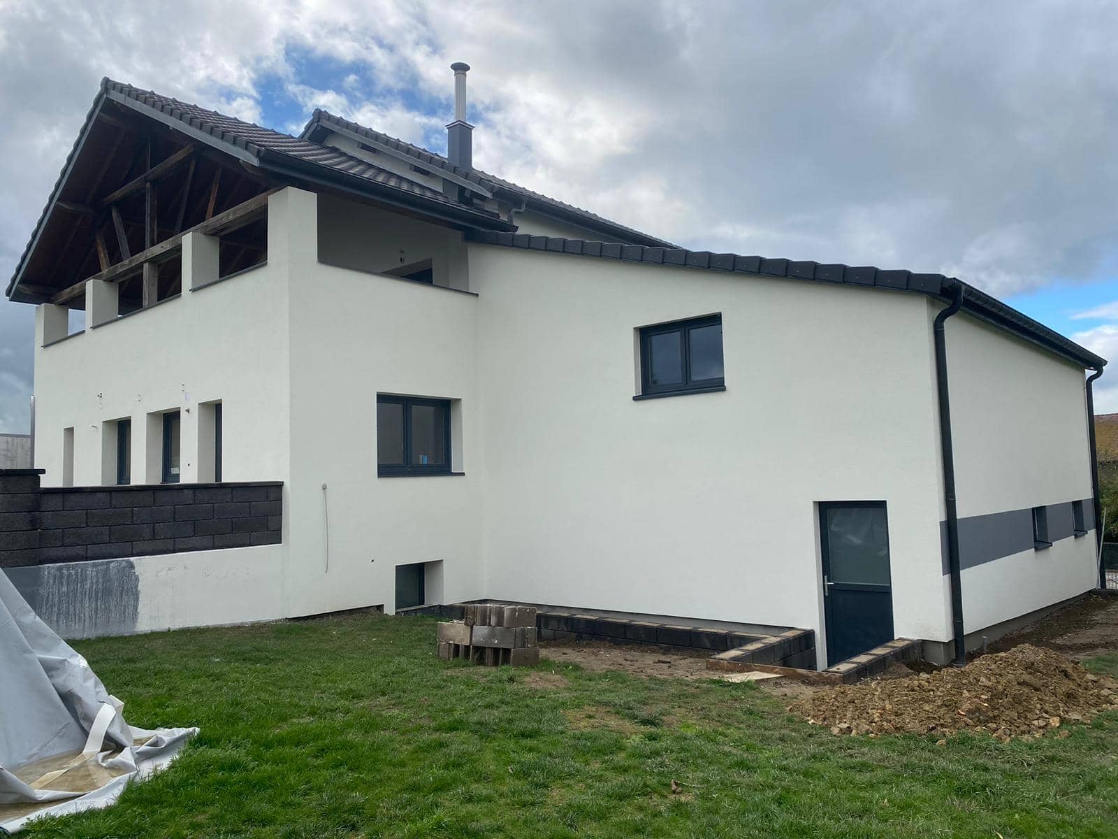 Ravalement de facade isolation exterieure platrerie et peinture Forbach Moselle 25